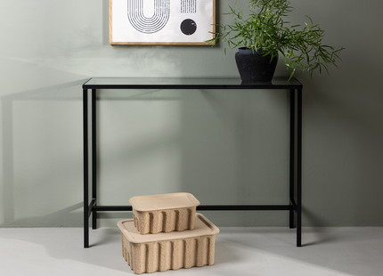 Venture Home Dipp Sidobord 100 x 30 Svart