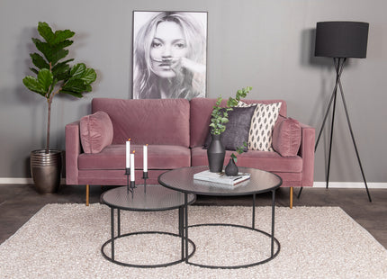 Venture Home Boom 3-sits Soffa Rosa