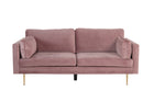 Venture Home Boom 3-sits Soffa Rosa