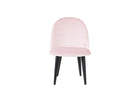 Venture Home Velvet Barnstolar Rosa