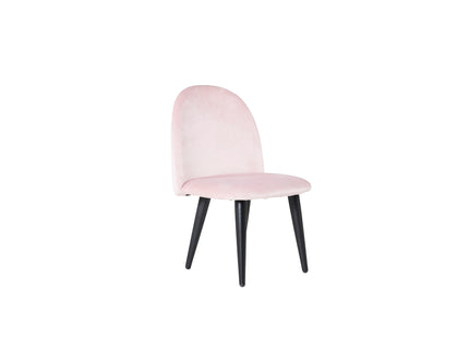 Venture Home Velvet Barnstolar Rosa