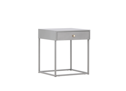 Venture Home Bakal Sidobord 43 x 41 Ljusgrå