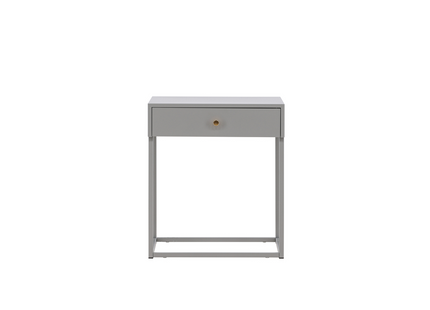 Venture Home Bakal Sidobord 43 x 41 Ljusgrå