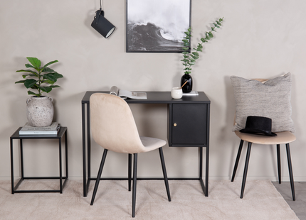 Venture Home Bakal Skrivbord 95 x 45 Svart