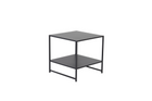Venture Home Staal Sidobord 50 x 50 Svart