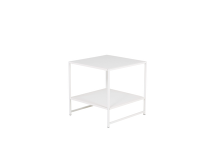 Venture Home Staal Sidobord 50 x 50 Vit