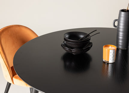Dipp Runda Matbord ⌀115 Black