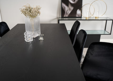 Dipp Rektangulära Matbord 180 x 90 Black