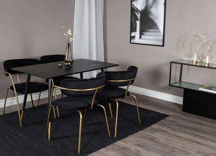 Dipp Rektangulära Matbord 120 x 85 Black