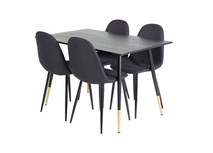 Dipp Rektangulära Matbord 120 x 85 Black