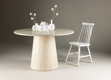 Lanzo Runda Matbord ⌀120 Whitewash