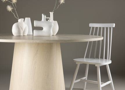 Lanzo Runda Matbord ⌀120 Whitewash
