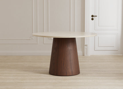 Lanzo Runda Matbord Ø120 Beige