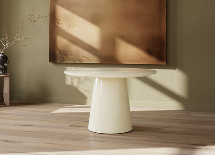 Venture Home Lanzo Runt Matbord Ø120 Beige