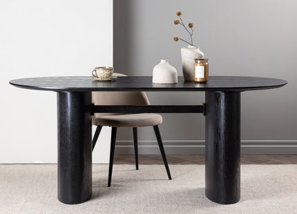 Isolde Ovala Matbord 180 x 90 Black