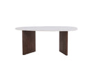 Grönvik Ovala Matbord 180 x 90 Light Grey