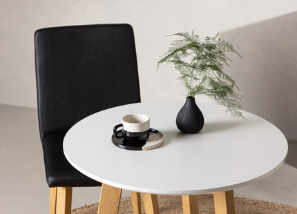 Leonora Runda Matbord ⌀65 White