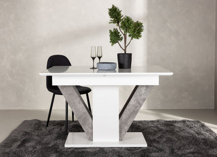 Disa Rektangulära Matbord 120 x 80 White
