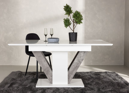 Disa Rektangulära Matbord 120 x 80 White