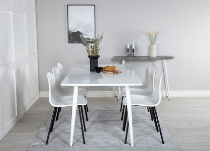 Polar Rektangulära Matbord 180 x 90 White