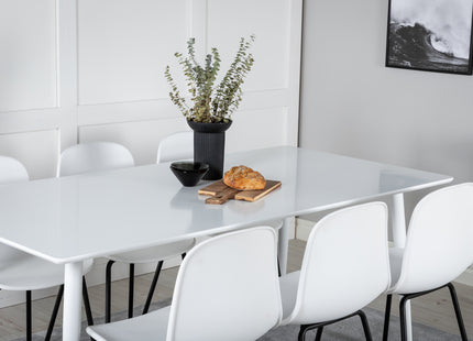 Polar Rektangulära Matbord 180 x 90 White