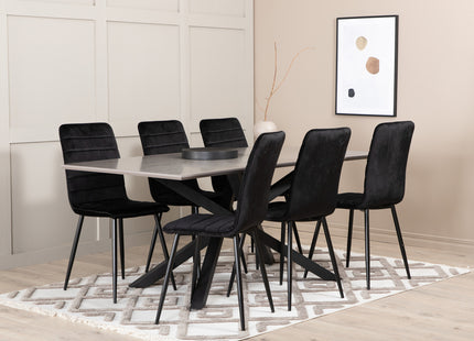 Venture Home Windu Matstolar 2-pack Svart