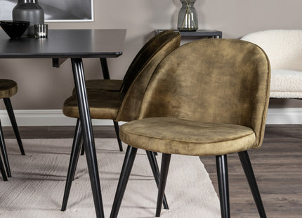 Venture Home Velvet Matstolar 2-pack Grön
