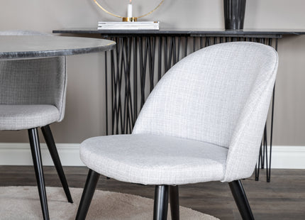 Venture Home Velvet Matstolar 2-pack Grå