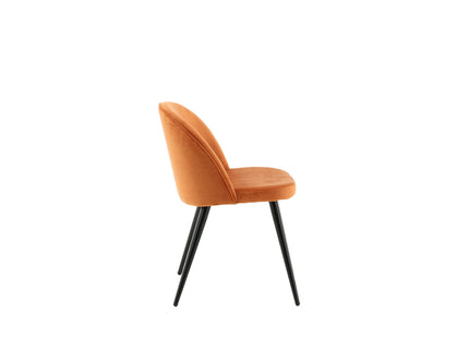 Venture Home Velvet Matstolar 2-pack Rostig orange