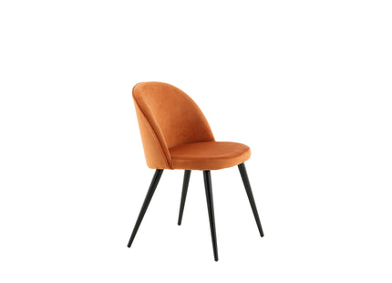 Venture Home Velvet Matstolar 2-pack Rostig orange