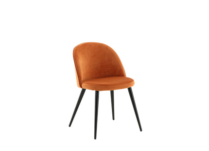 Venture Home Velvet Matstolar 2-pack Rostig orange