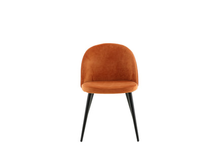 Venture Home Velvet Matstolar 2-pack Rostig orange