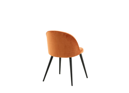 Venture Home Velvet Matstolar 2-pack Rostig orange
