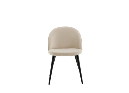 Venture Home Velvet Matstolar 2-pack Beige
