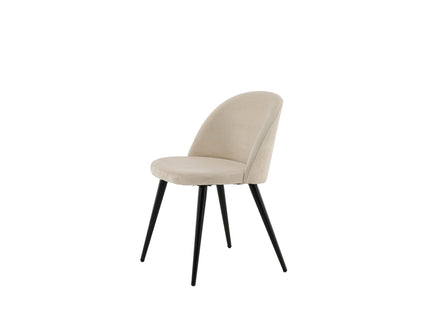 Venture Home Velvet Matstolar 2-pack Beige