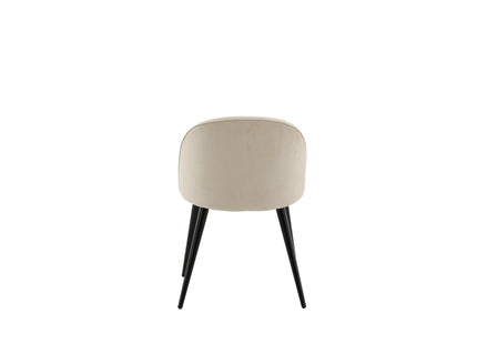 Venture Home Velvet Matstolar 2-pack Beige