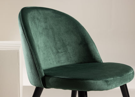 Venture Home Velvet Matstolar 2-pack Grön