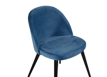 Venture Home Velvet Matstolar 2-pack Blå