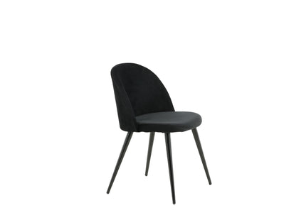 Venture Home Velvet Matstolar 2-pack Svart