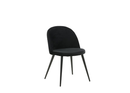 Venture Home Velvet Matstolar 2-pack Svart