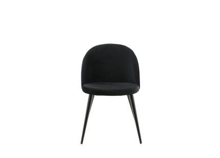 Venture Home Velvet Matstolar 2-pack Svart