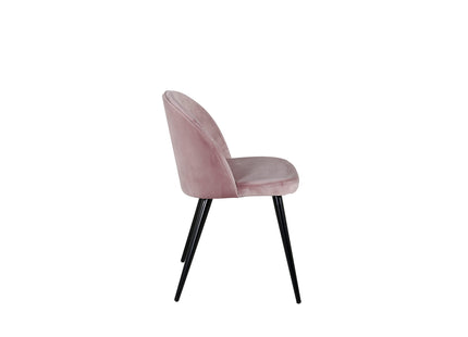 Venture Home Velvet Matstolar 2-pack Dammig rosa