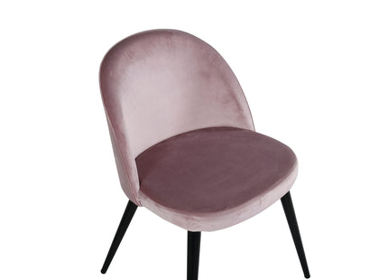 Venture Home Velvet Matstolar 2-pack Dammig rosa