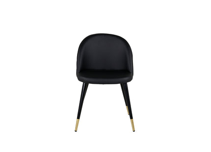 Venture Home Velvet Matstolar 2-pack Svart