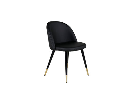 Venture Home Velvet Matstolar 2-pack Svart