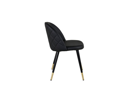 Venture Home Velvet Matstolar 2-pack Svart