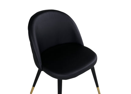 Venture Home Velvet Matstolar 2-pack Svart