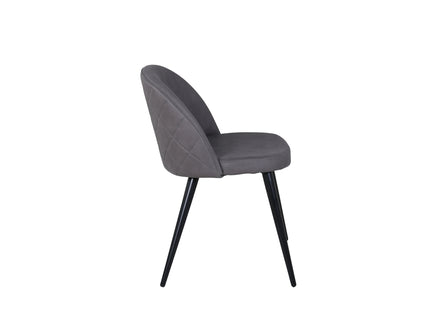 Venture Home Velvet Matstolar 2-pack Grå