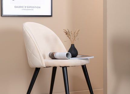 Venture Home Velvet Matstolar 2-pack Beige
