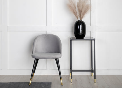 Venture Home Velvet Matstolar 2-pack Grå